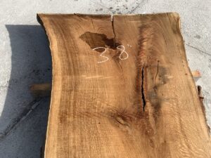 live edge red oak, bar tabletop, hardwood lumber