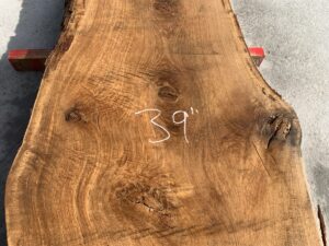 live edge red oak, bar tabletop, hardwood lumber