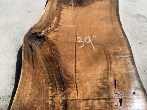 live edge red oak slab, hardwood lumber, wooden bar tops