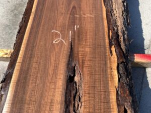 live edge walnut slab, unsteamed walnut, rustic tabletop
