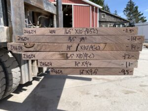 wide walnut lumber, premium hardwood, unsteamed walnut