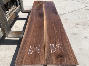 wide walnut lumber, premium hardwood, unsteamed walnut