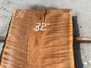 live edge curly cherry slab, premium curly cherry slab, hardwood bar top