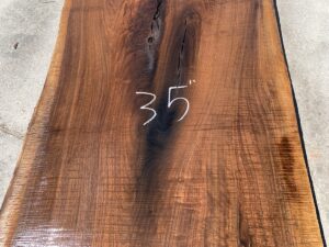 live edge walnut slab, unsteamed walnut, hardwood tabletops