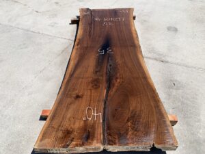 live edge walnut slab, unsteamed walnut, hardwood tabletops