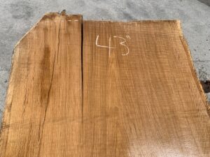 live edge white oak slab, rustic live edge slab, hardwood tabletop