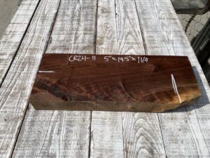 walnut crotch, unsteamed walnut, drawer front, door front