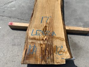 live edge ash slab, hardwood lumber, rustic ash slab tabletop