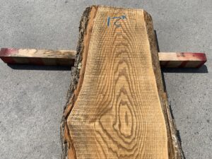 live edge ash slab, hardwood lumber, rustic ash slab tabletop