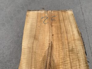 live edge ash slab, hardwood lumber, rustic ash slab