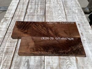 walnut crotches, unsteamed walnut, figured drawer panels