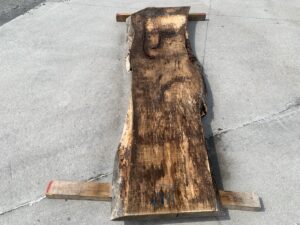 live edge spalted maple slab, weathered lumber, weathered live edge tabletops