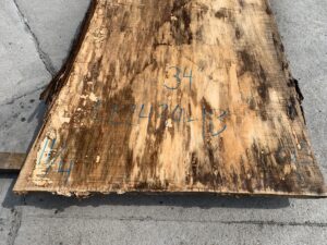 live edge spalted maple slab, weathered lumber, weathered live edge tabletops