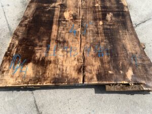 live edge spalted maple slab, weathered lumber, weathered live edge tabletops