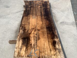 live edge spalted maple slab, weathered lumber, weathered live edge tabletops