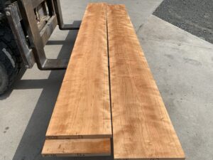 curly cherry lumber, premium hardwood, high quality curly cherry lumber