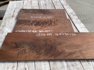 walnut crotches, unsteamed walnut, door panels, drawer panels