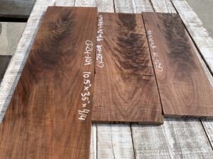 walnut crotches, unsteamed walnut, door panels, drawer panels