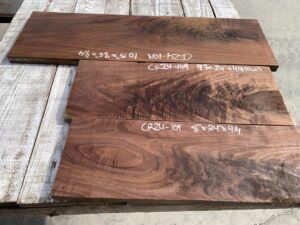 walnut crotches, unsteamed walnut, door panels, drawer panels