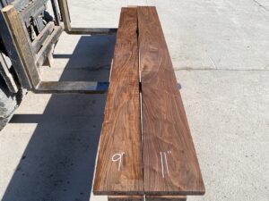 variegated walnut lumber, unsteamed walnut, hardwood lumber