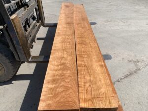 curly cherry lumber, premium hardwood, high quality cherry lumber