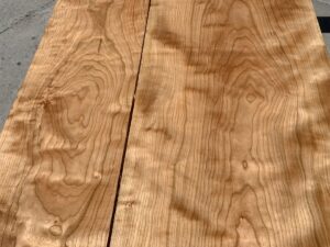 curly cherry lumber, premium curly cherry hardwood, hardwood tabletops