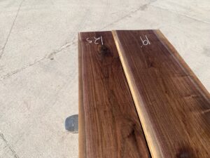 wide walnut lumber, unsteamed walnut, premium hardwood