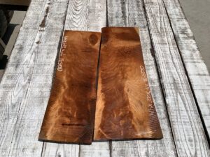 cherry crotches, door panels, drawer panels