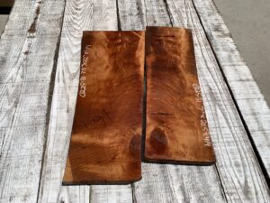 cherry crotches, door panels, drawer panels
