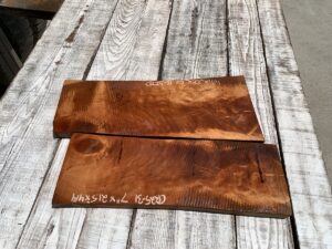 cherry crotches, door panels, drawer panels