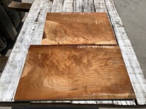 cherry crotches, door panels, drawer panels