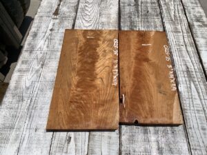 cherry crotches, door panels, drawer panels