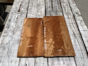 cherry crotches, door panels, drawer panels