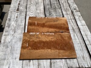 cherry crotches, door panels, drawer panels
