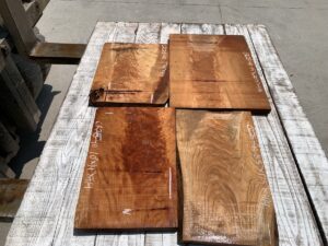 cherry crotches, door panels, drawer panels