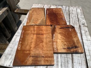 cherry crotches, door panels, drawer panels