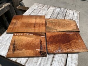 cherry crotches, door panels, drawer panels