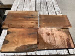 cherry crotches, door panels, drawer panels