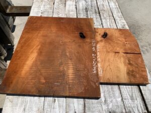 cherry crotches, door panels, drawer panels