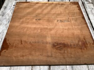 curly cherry door panel, door panel, hardwood curly cherry