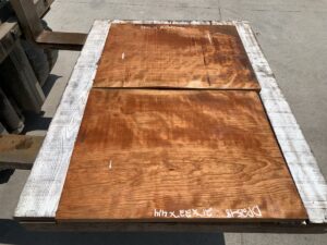 curly cherry door panel, door panel, hardwood curly cherry