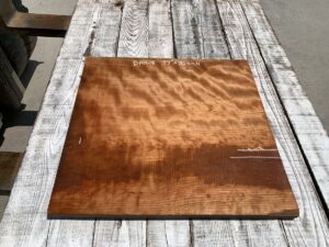 curly cherry door panel, door panel, hardwood curly cherry