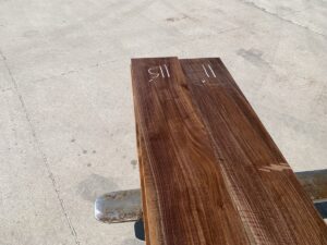 curly walnut lumber, unsteamed walnut, premium hardwood