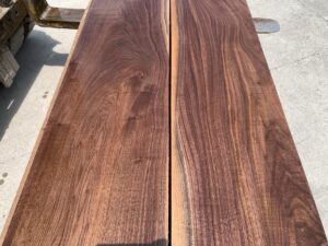 figured walnut lumber, premium hardwood, unsteamed walnut