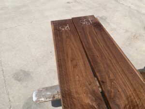 figured walnut lumber, premium hardwood, unsteamed walnut