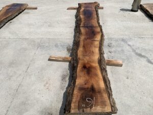 live edge walnut slab, unsteamed walnut, hardwood tabletop