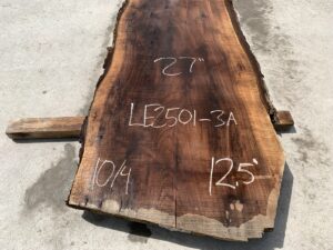 live edge walnut slab, unsteamed walnut, hardwood tabletop
