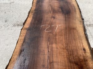 live edge walnut slab, unsteamed walnut, hardwood tabletop