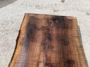 live edge walnut slab, unsteamed walnut, hardwood tabletop