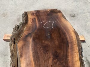 live edge walnut slab, walnut crotch, unsteamed walnut, rustic walnut slab